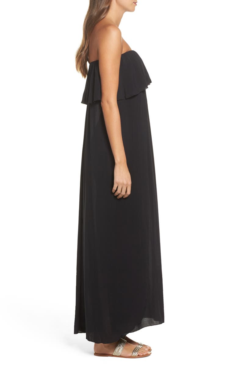 Elan Strapless Maxi Cover-Up Dress, Alternate, color,