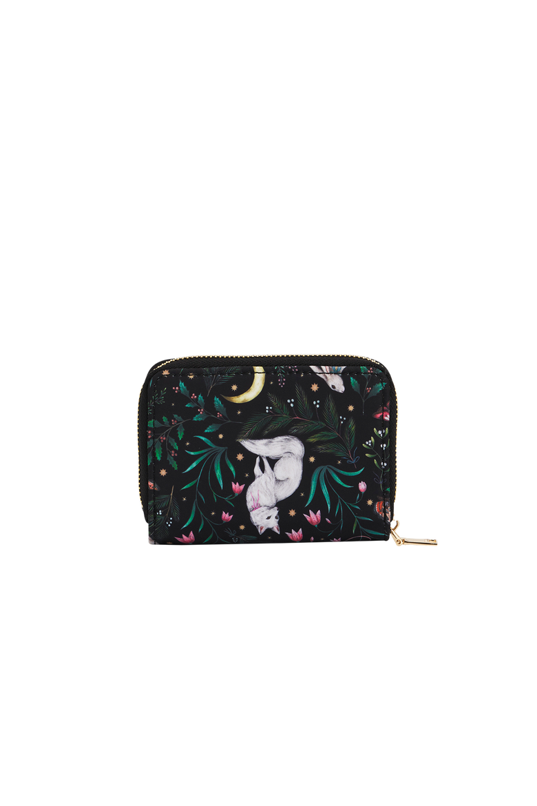 Niva Print Small Wallet, Alternate, color, Black