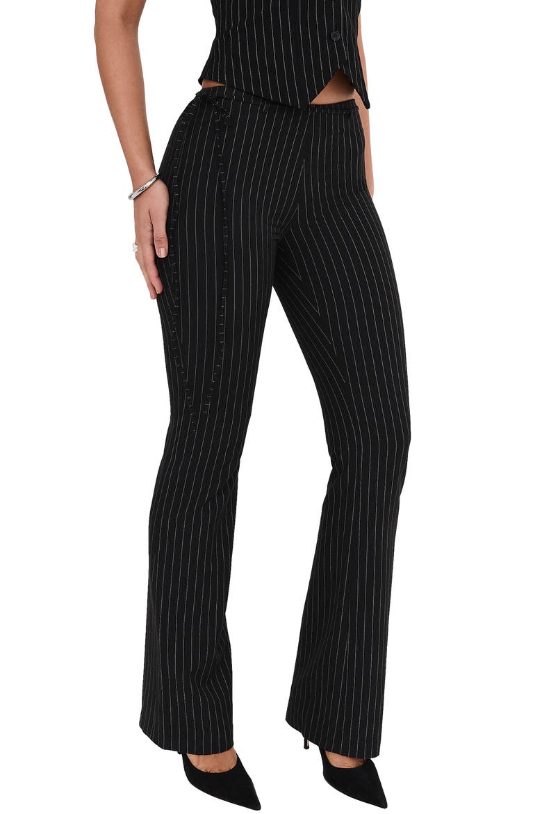 Low Rise Pants, Alternate, color, BLACK