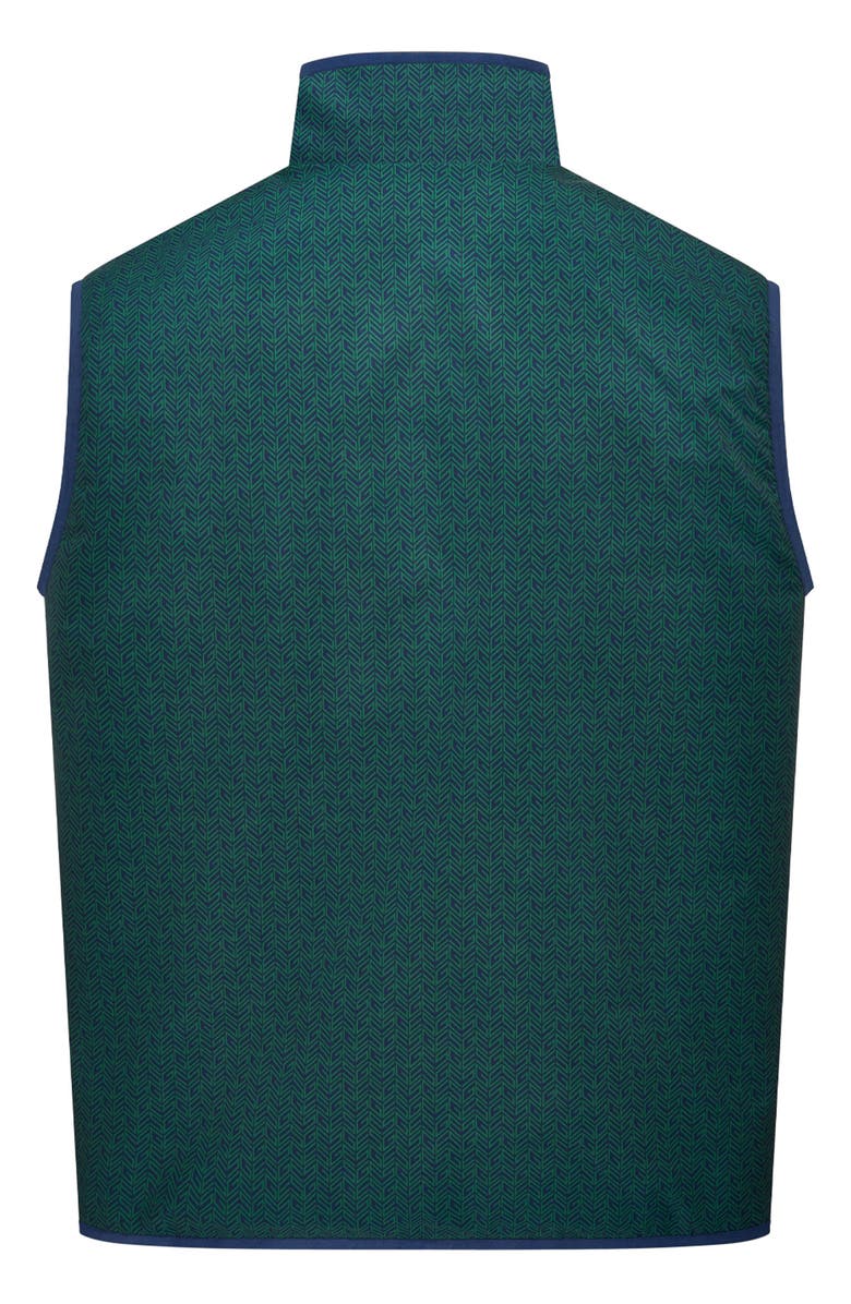 Eastside Golf Tweed Print Breaker Vest, Alternate, color, Navy/ Verde