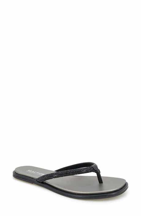 Reaction Kenneth Cole Wynwood Crystal Strap Flip Flop
