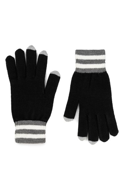 Verloop Sport Cuff Touchscreen Gloves In Black