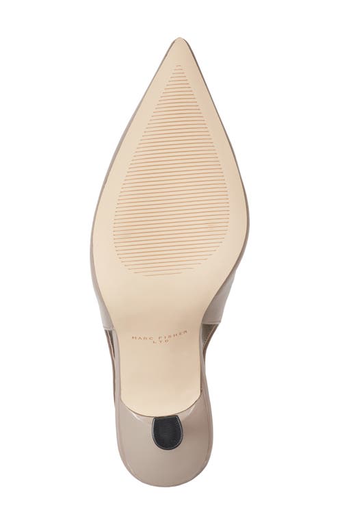 Marc Fisher Ltd Esther Slingback Pointed Toe Pump In Neutral