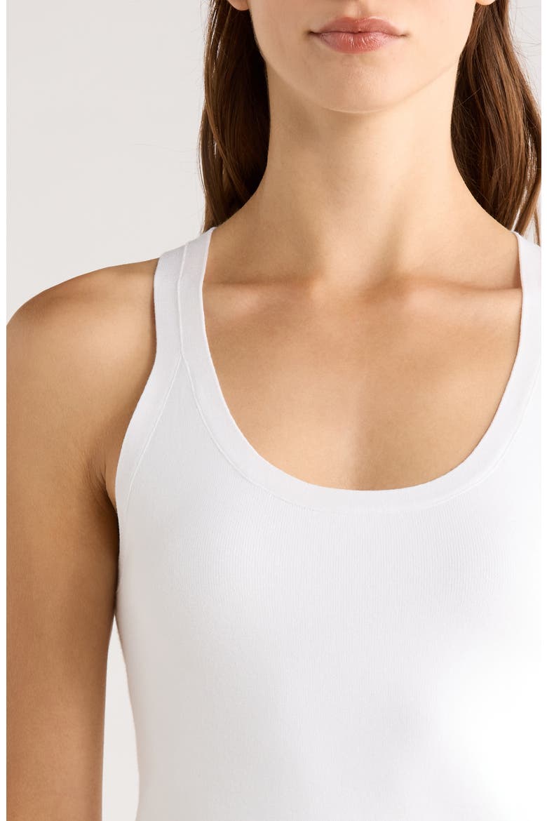Scoop Neck Tank, Alternate, color, OFF WHITE