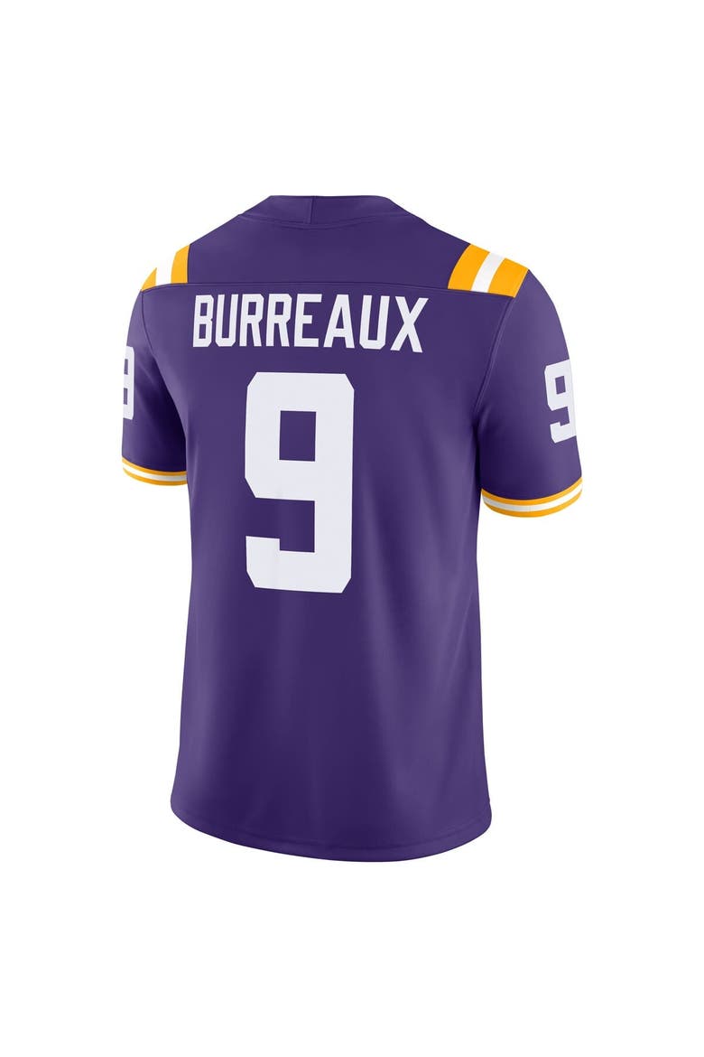 Men's Nike Joe Burrow Purple LSU Tigers Burreaux Alumni Game Jersey, Alternate, color, Purple