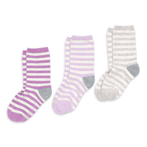 Kids Crew Sock 3-Pack In Stripe