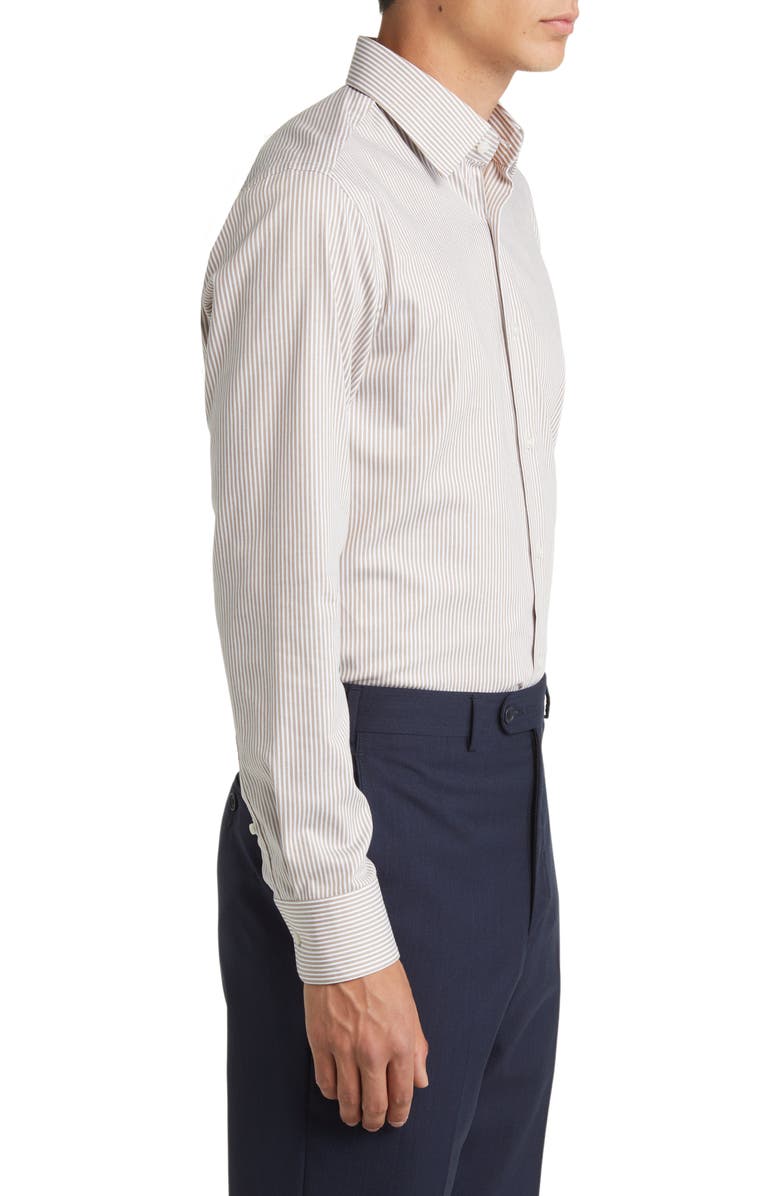 BOSS Hank Kent Stripe Slim Fit Stretch Dress Shirt, Alternate, color,
