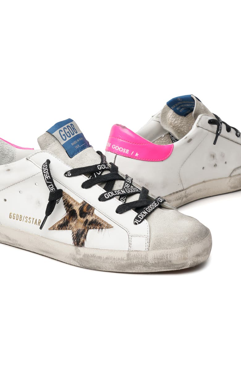 Golden Goose Super-Star Genuine Calf Hair Sneaker, Alternate, color,
