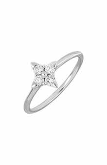 Bony Levy Icon 18K White Gold Diamond Flower Ring