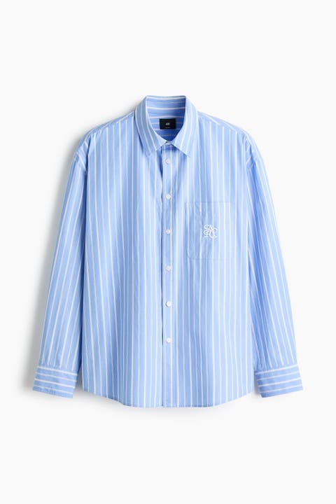 Relaxed Fit Poplin Shirt