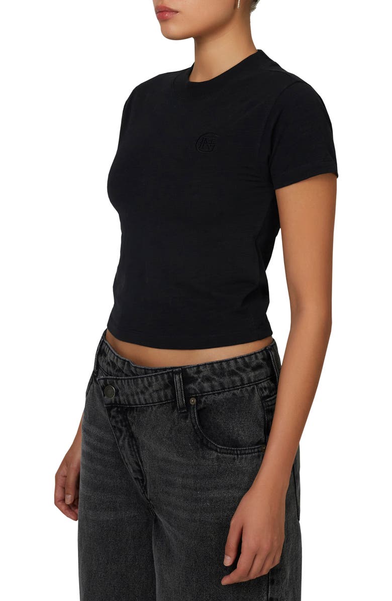 Good For Nothing Emblem Slub Baby T-shirt, Alternate, color, Black