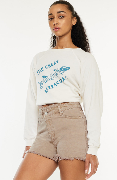 Kancan Irene 90's Crossover Shorts In Tan