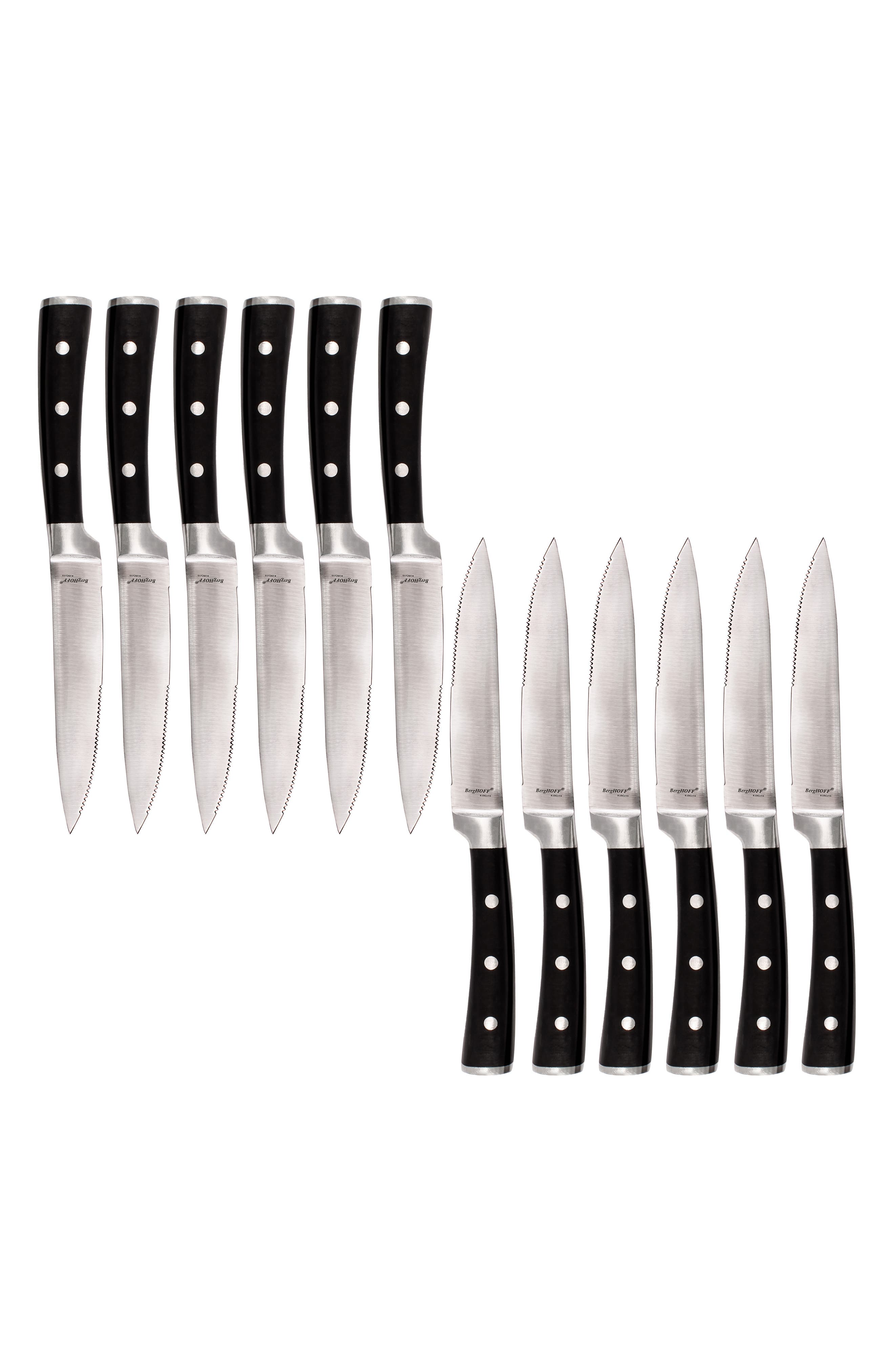 BergHOFF Classico 12-Piece Steakhouse Knife Set