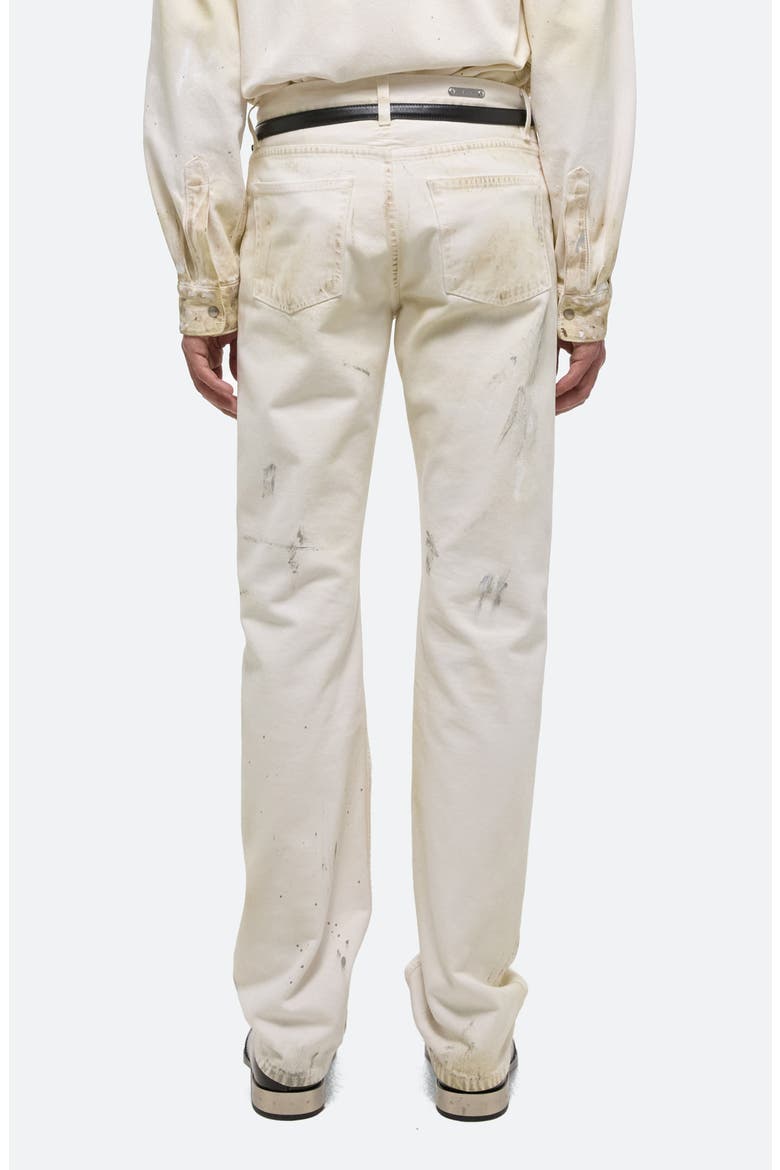 Painted Organic Cotton Five-Pocket Pants, Alternate, color, ECRU PAINTER - 21V