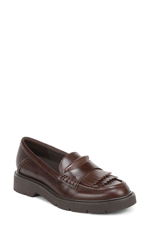 Tate Kiltie Fringe Leather Loafer