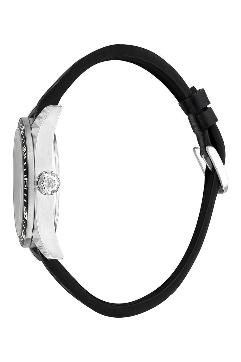 Three-Hand Quartz Silicone Strap Watch, 42mm (Men) | Nordstromrack