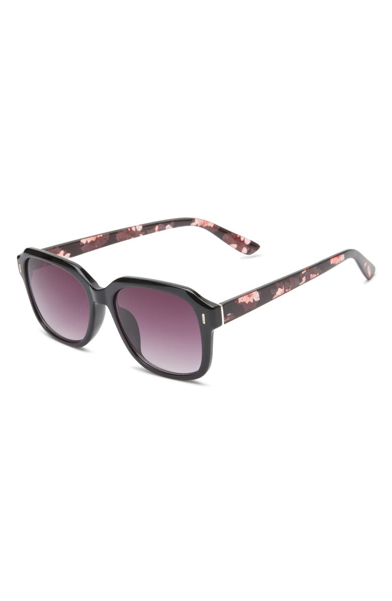 BP. Gradient Square Sunglasses, Alternate, color, Black Tort