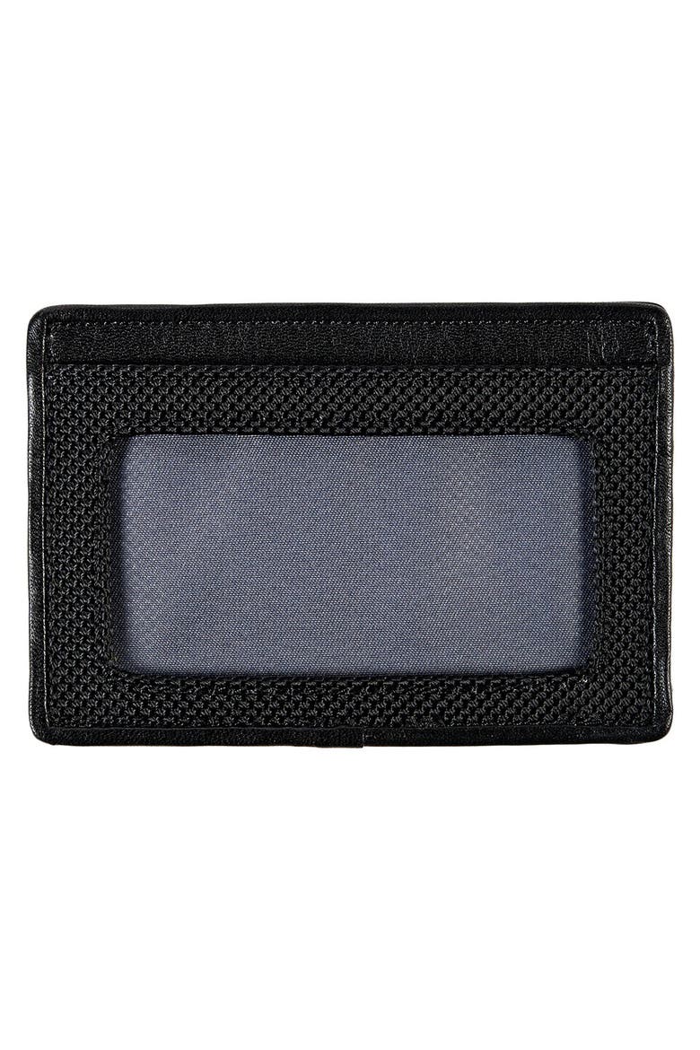 Alpha Slim Card Case, Alternate, color, BLACK
