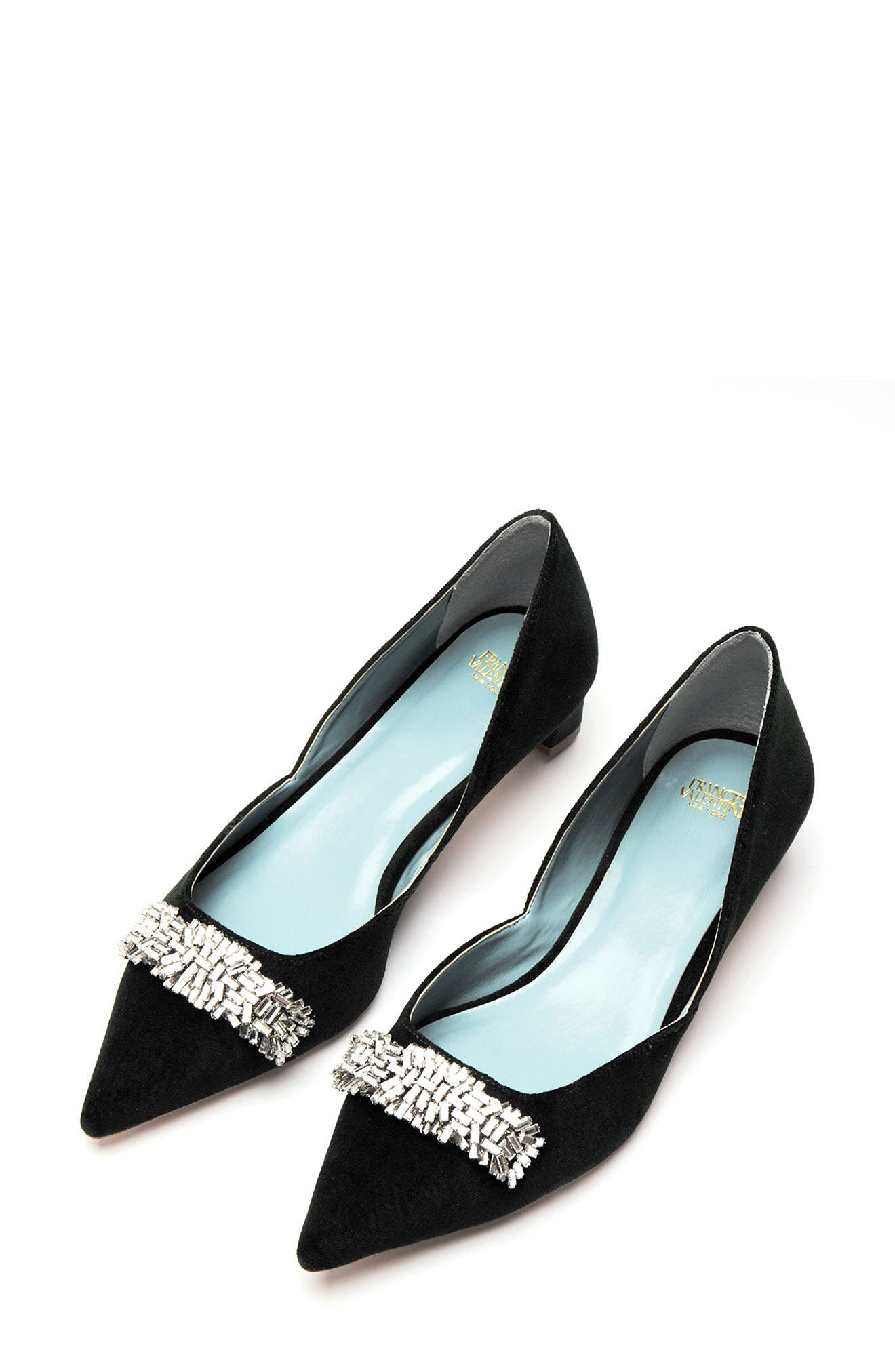 Frances Valentine Paula d'Orsay Pump, Alternate, color, Black