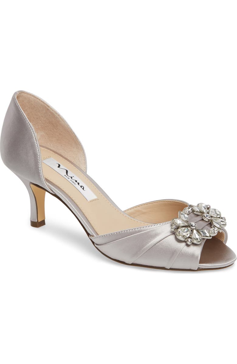 Nina Charisa Open Toe Pump, Main, color,