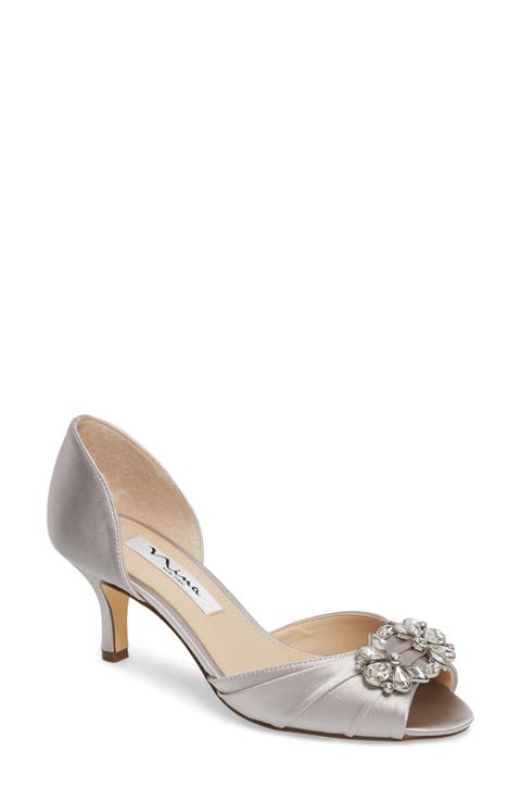 Charisa Open Toe Pump
