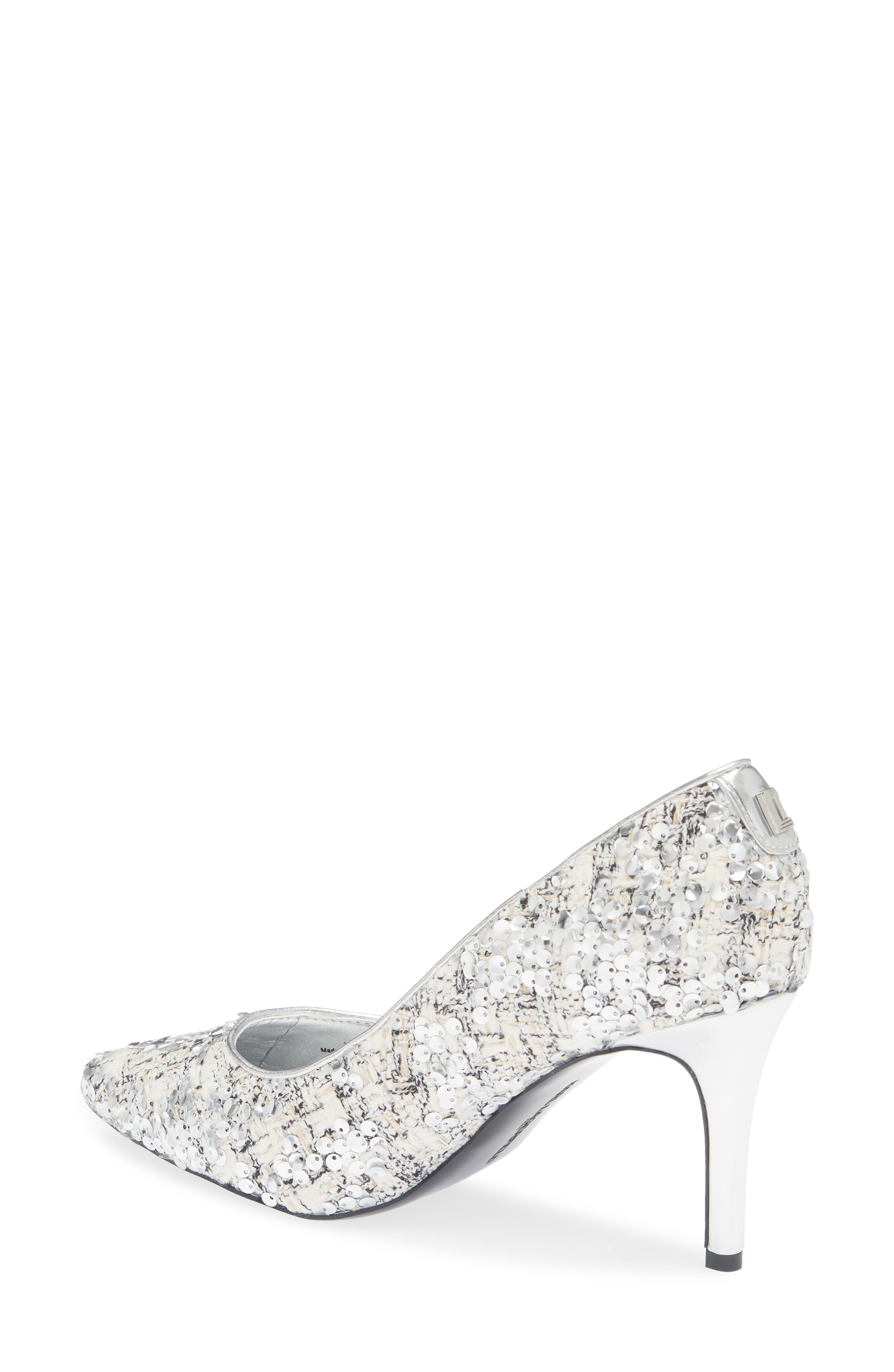 Royale Pointed Toe Pump, Alternate, color, SILVER