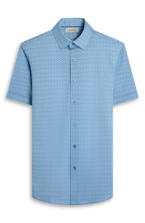 Bugatchi Miles Ooohcotton® Short Sleeve Button-up Shirt