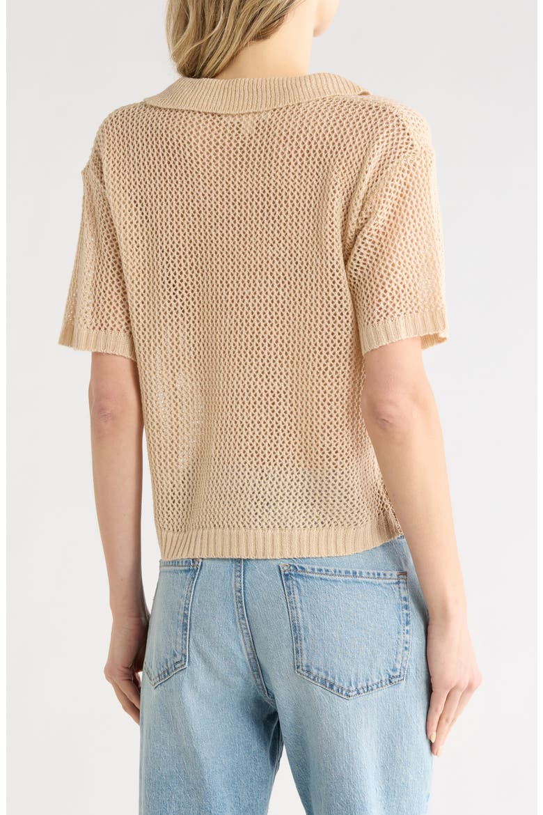 Winnie Collared Top, Alternate, color, OATMEAL