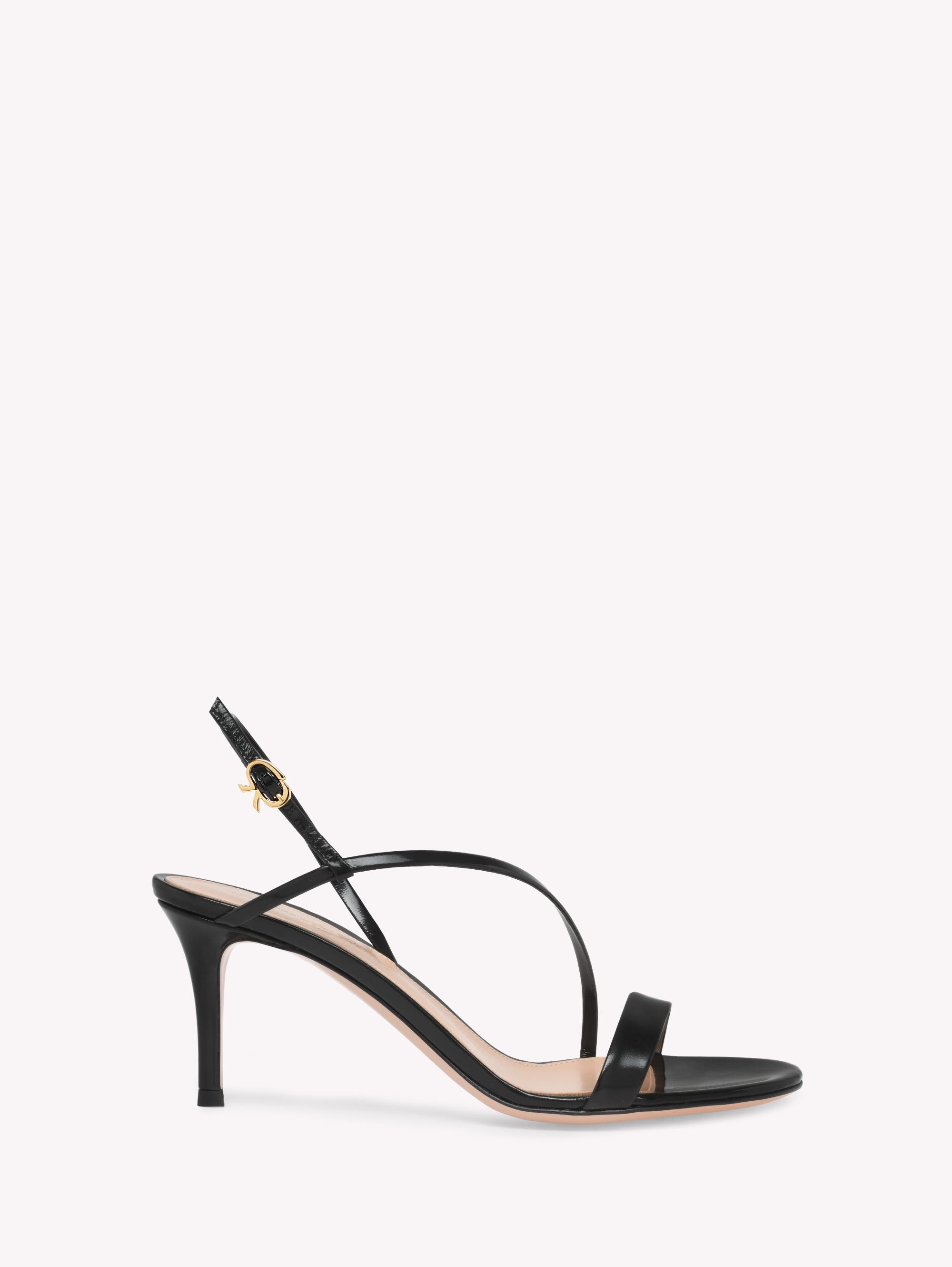 Gianvito Rossi Manhattan 70 Sandal, Main, color, Black Leather