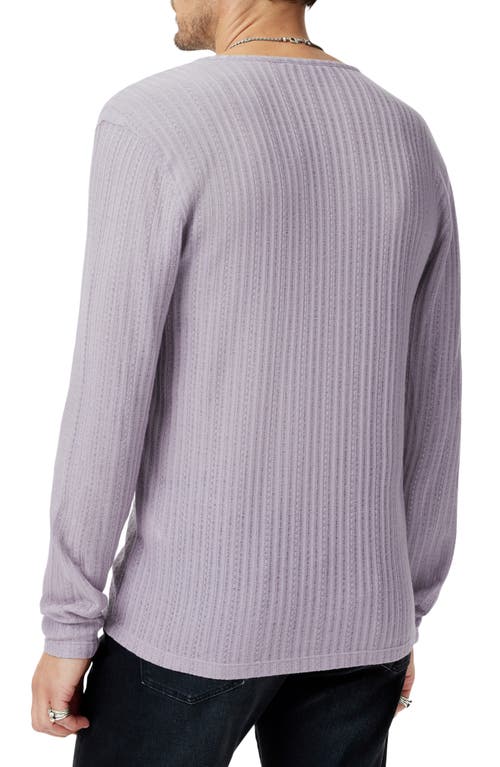 JOHN VARVATOS JOHN VARVATOS ARAUJO REGULAR FIT RIB HENLEY
