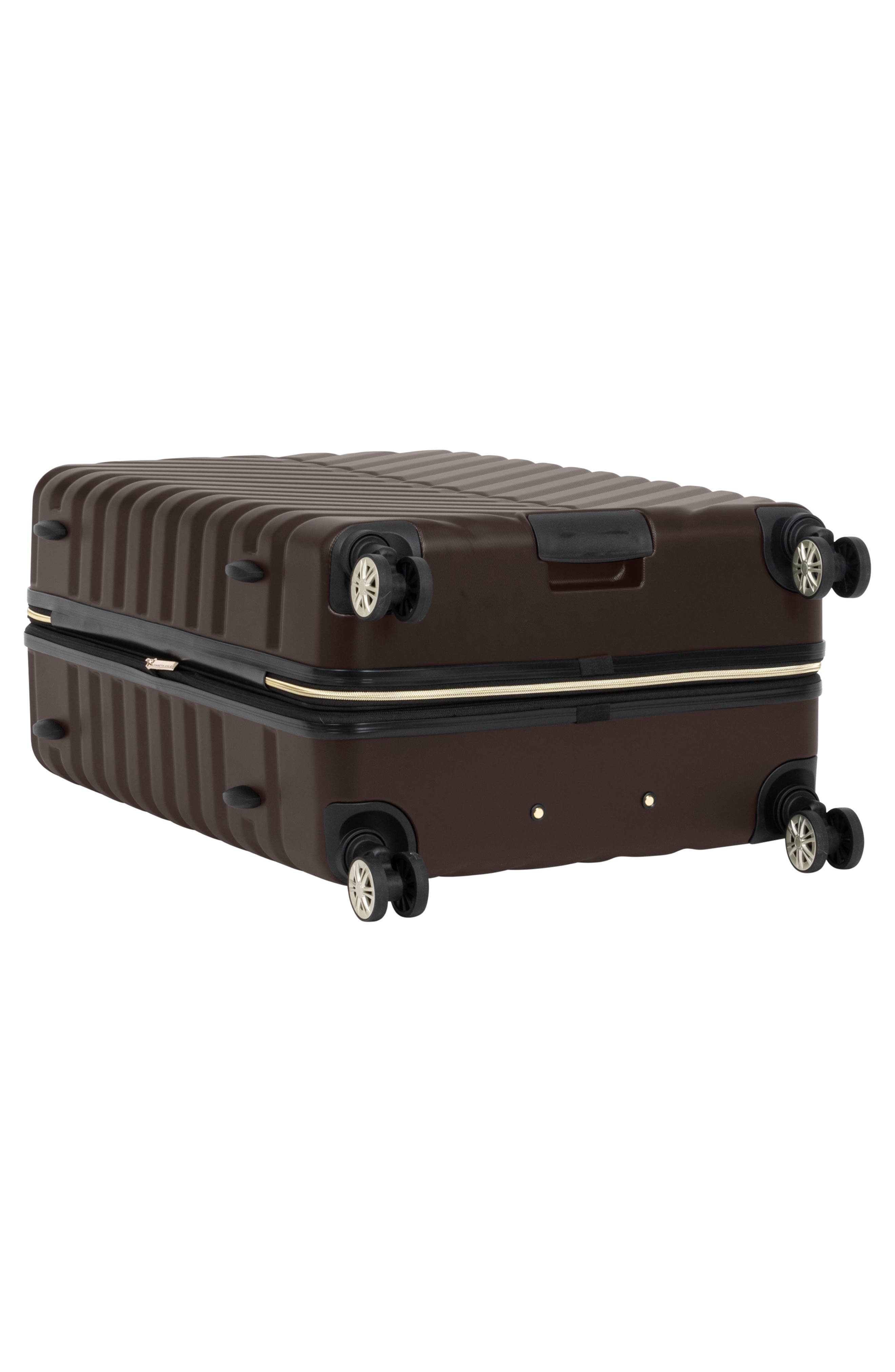 Kenneth Cole Madison 24-Inch Hardside Expandable Spinner Suitcase, Alternate, color, Chocolate Brown
