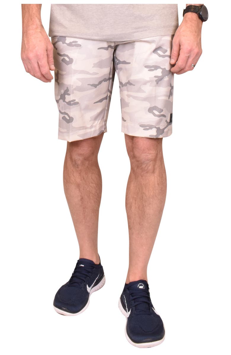 Vintage 1946 Camo Print Golf Shorts, Main, color, 