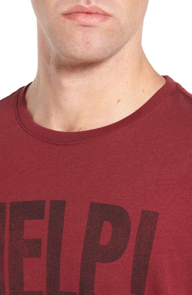 John Varvatos Star USA Beatles Help Graphic T-Shirt, Alternate, color, 