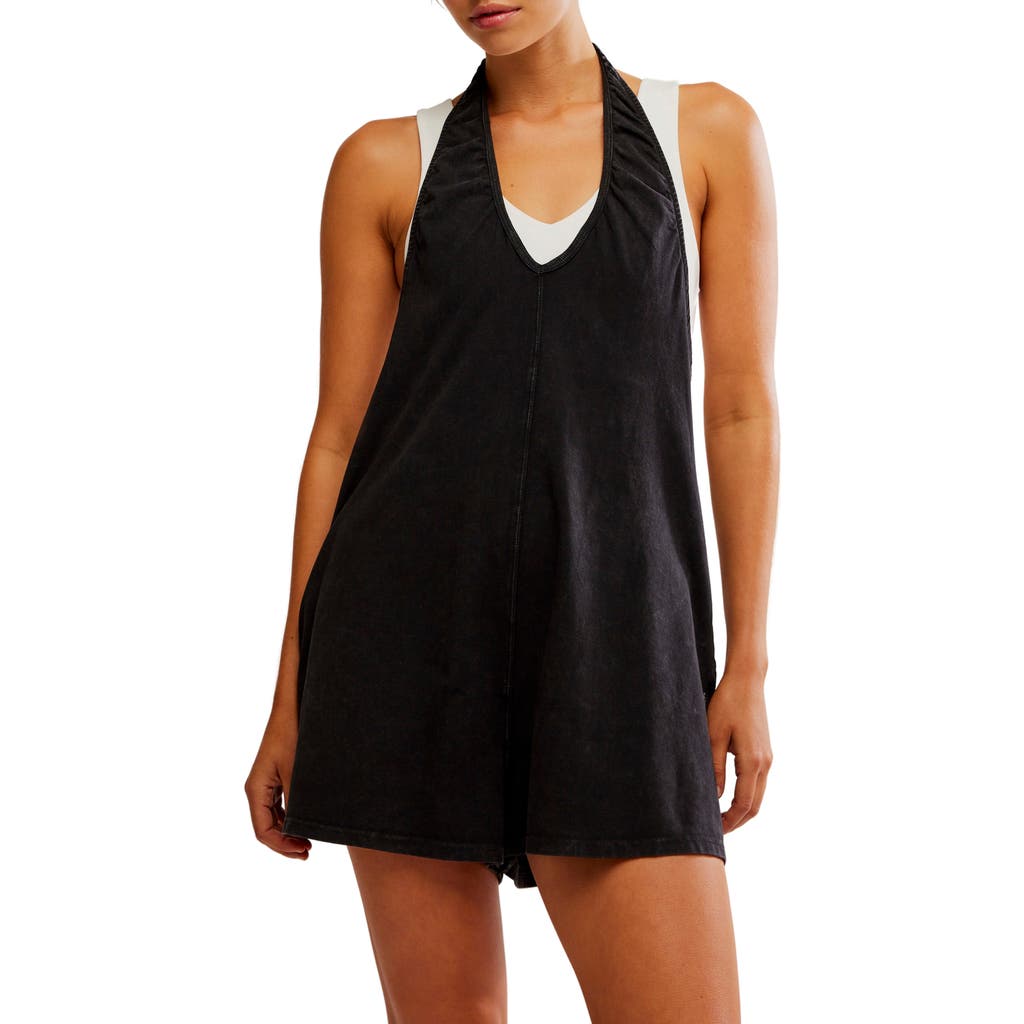Free People Fp Movement Hot Shot Halter Romper