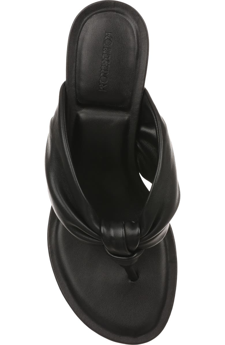 Nordstrom Selene Kitten Heel Flip Flop, Alternate, color, Black