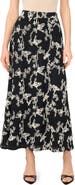 Vince Camuto Embroidered Floral A-Line Maxi Skirt