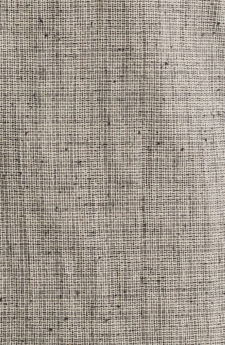 FRAME Textured Cotton & Linen Button-Up Shirt, Alternate, color, Beige Multi