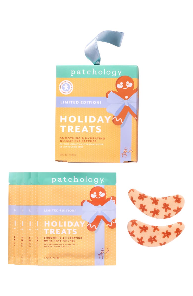 Patchology Holiday Treats Smoothing & Hydrating No-Slip Eye Patches, Main, color,