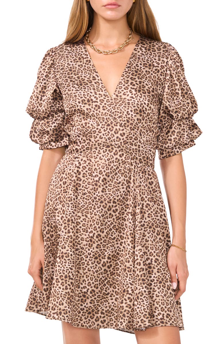 1.STATE Bubble Sleeve Dress, Alternate, color, 