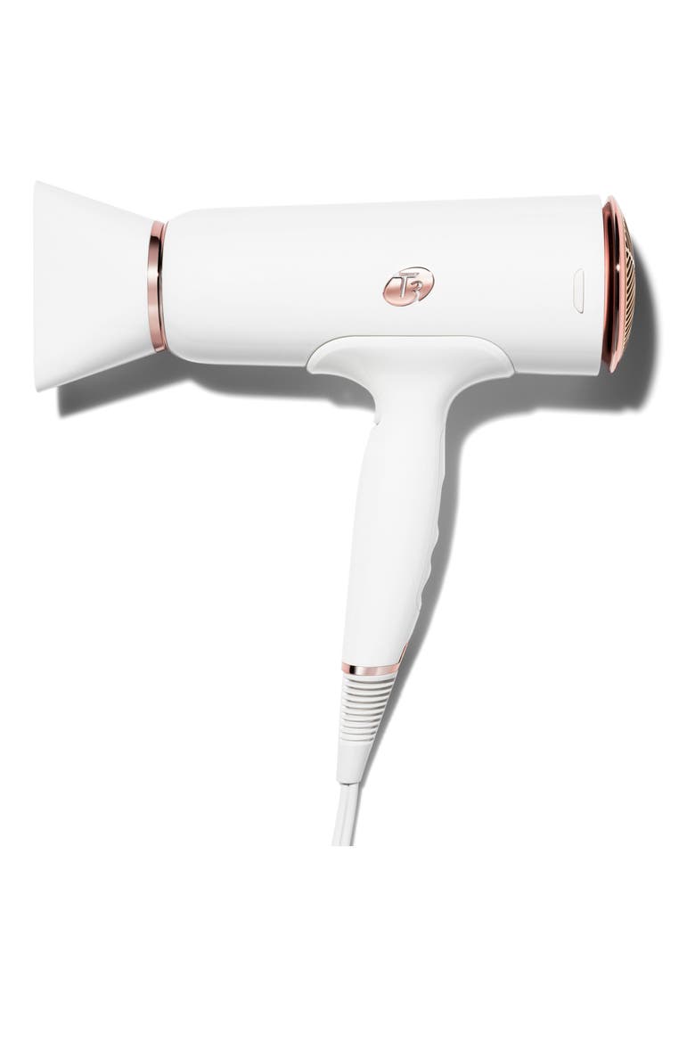 Cura Professional Digital Ionic Hair Dryer, Main, color, WHITE/ ROSE GOLD