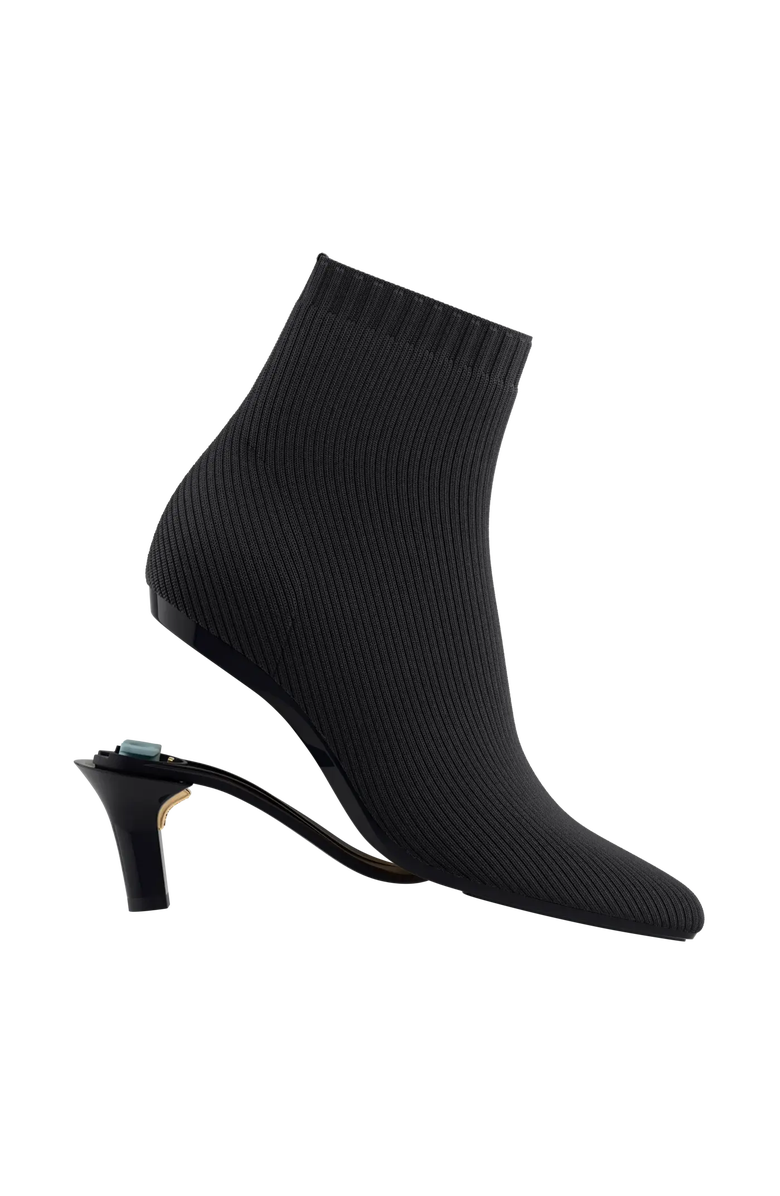 Pashion Footwear The Bootie 3" Stiletto Convertible Heel, Alternate, color, Coal Knit