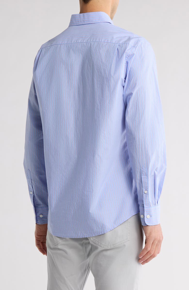 Rodd & Gunn Wildman Avenue Sports Fit Long Sleeve Cotton Button-Up Shirt, Alternate, color, Sky