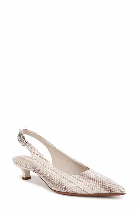 Franco Sarto Marlow Slingback Kitten Heel Pump