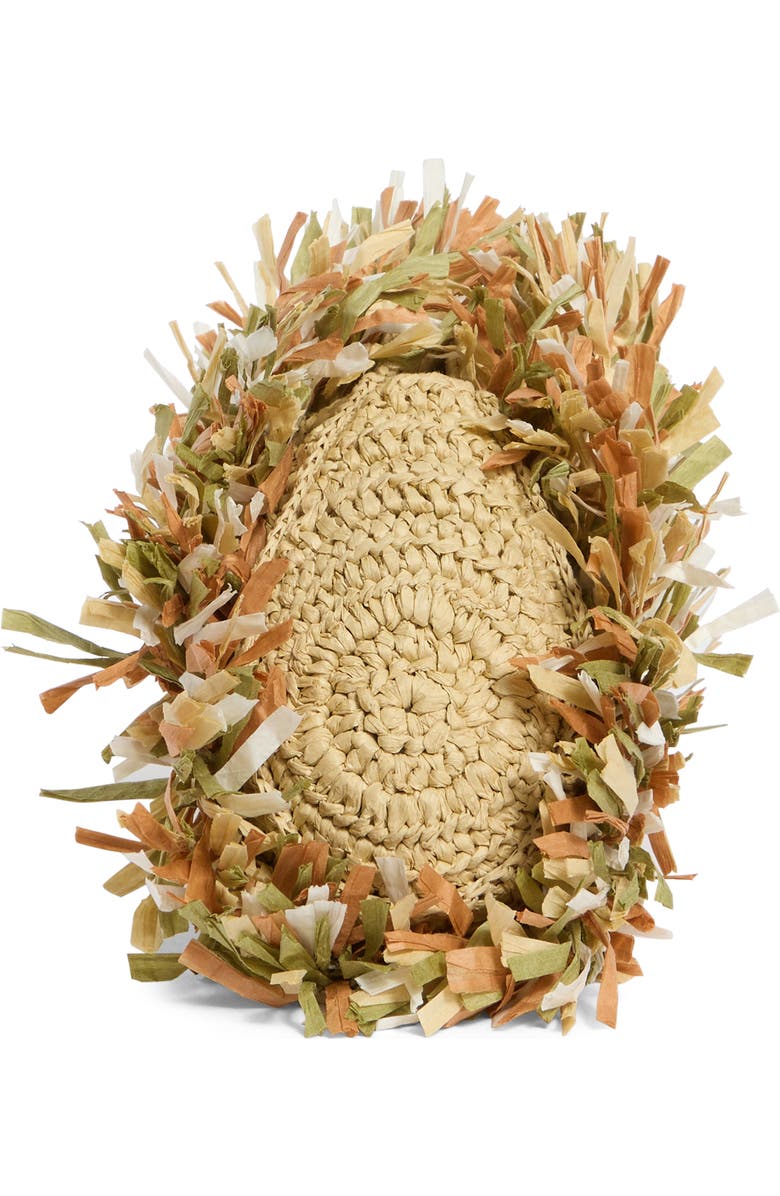 Sam Edelman Lily Straw Clutch, Alternate, color, Green