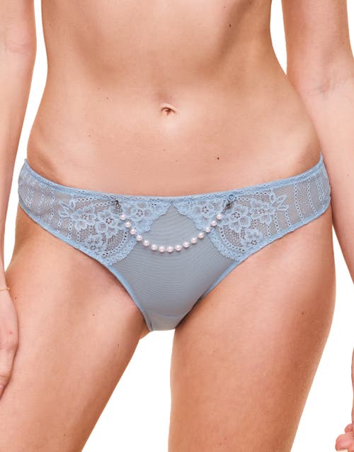 Shop Adore Me Nixie Tanga Panties In Medium Blue