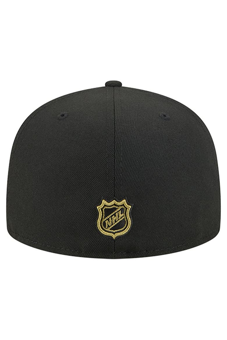 Men's New Era  Black Boston Bruins Military Appreciation Digital Camo Stars 59FIFTY Fitted Hat, Alternate, color, Black