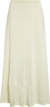 Johnstons of Elgin Superfine Cashmere Silk Jersey Skirt Nordstrom