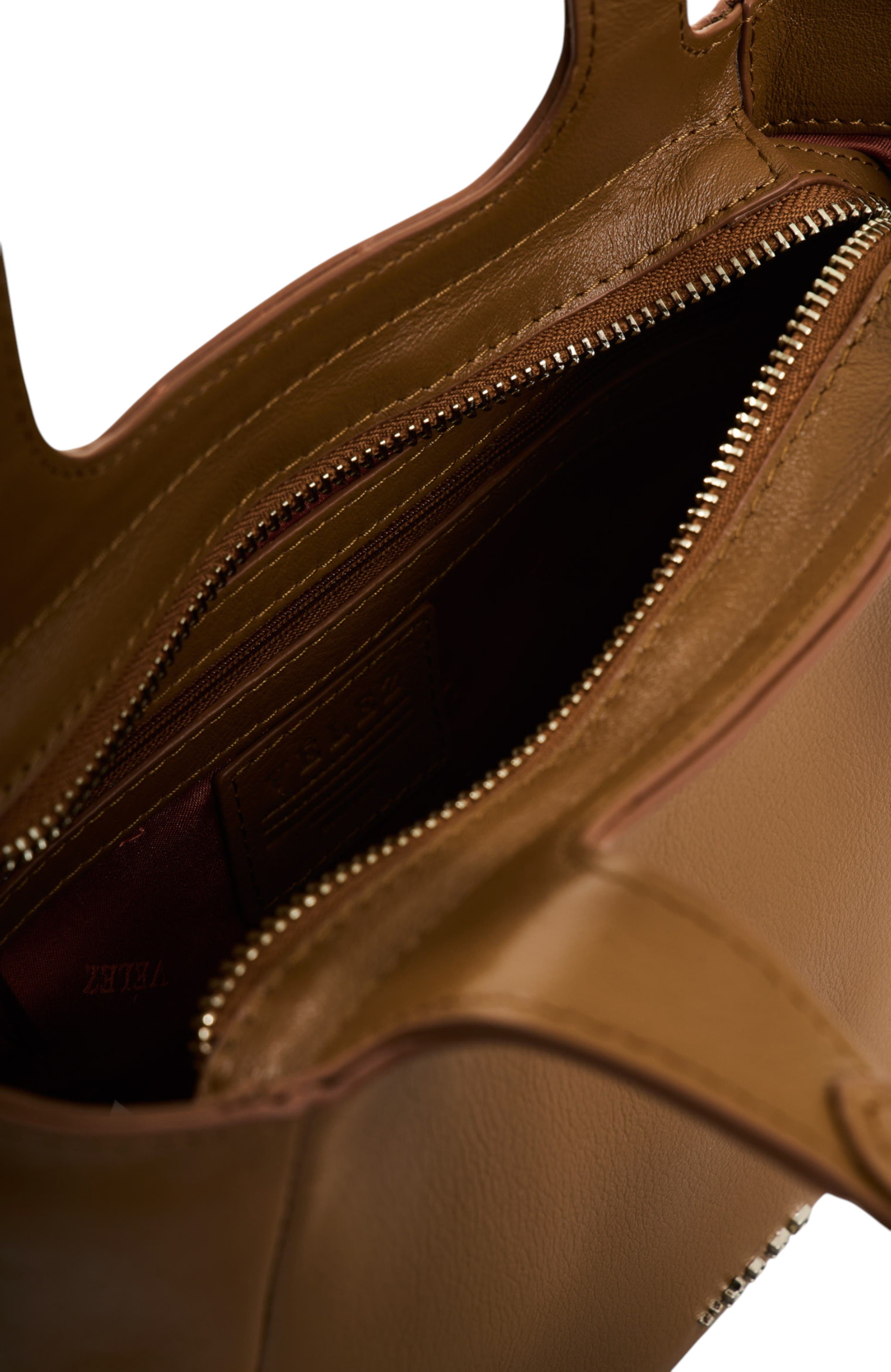 Velez Ailana Leather Crossbody Bag, Alternate, color, Honey