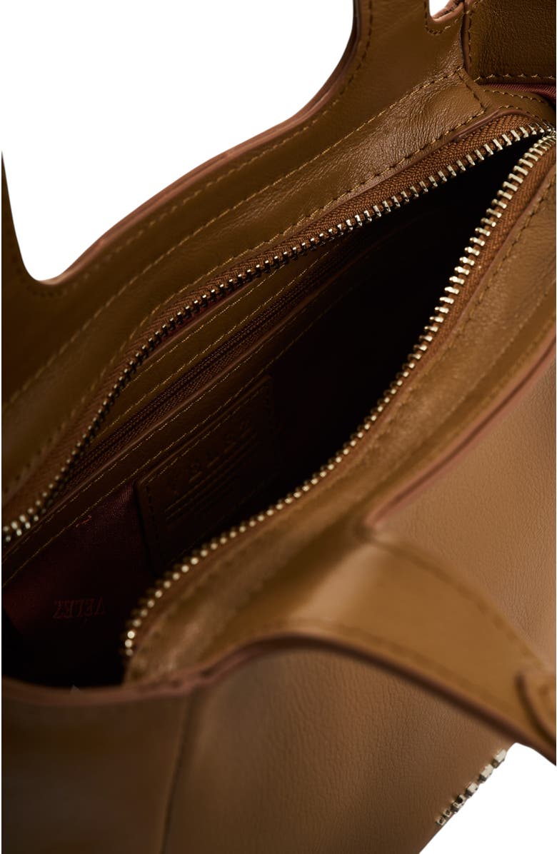 Velez Ailana Leather Crossbody Bag, Alternate, color, Honey