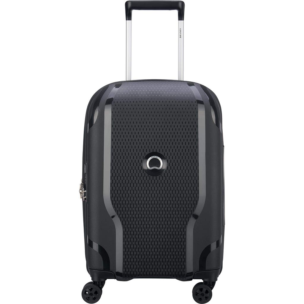 Delsey Paris Clavel Hardside Carry-on Expandable Luggage With Spinner Wheels In Black